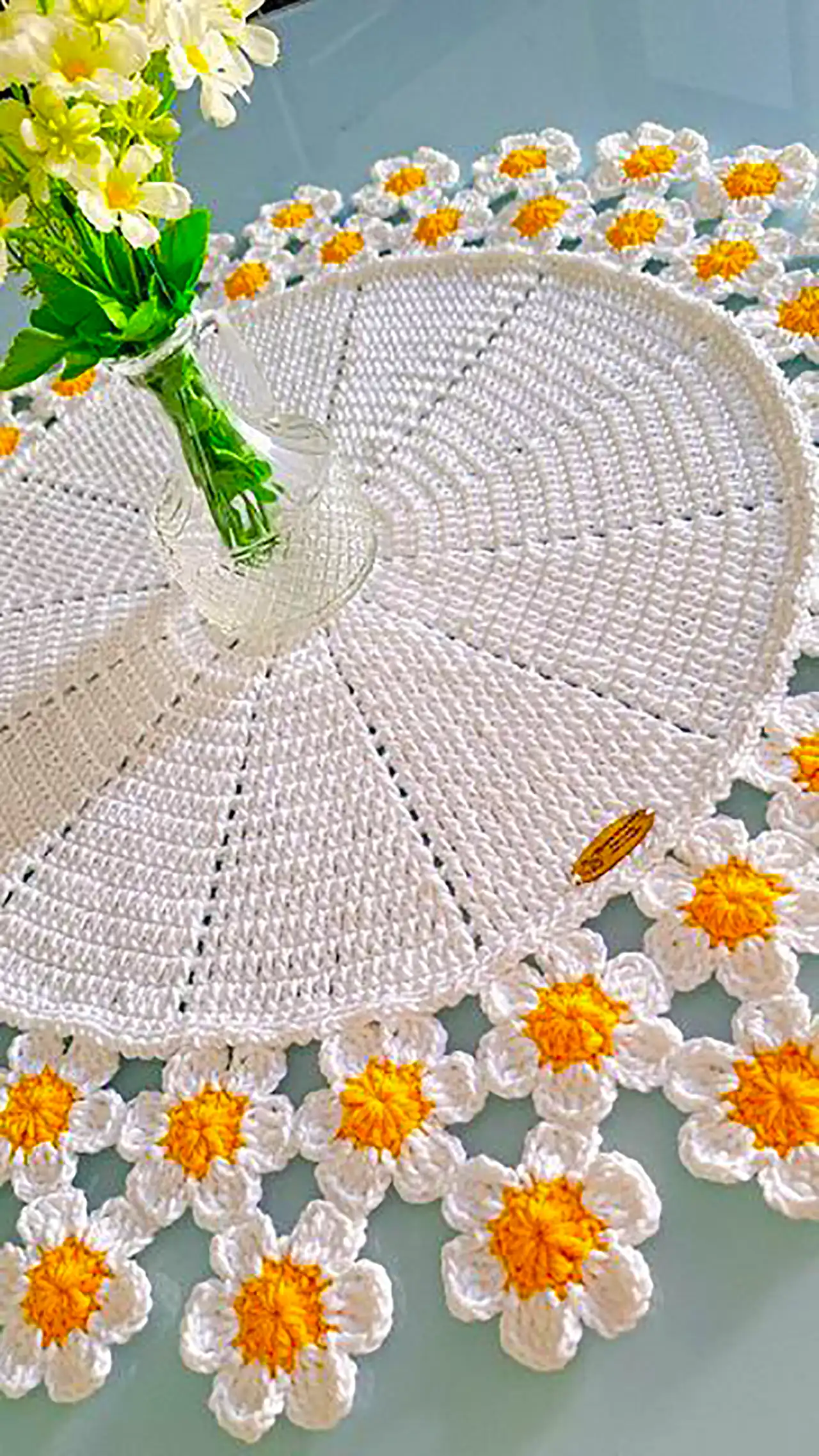 رانر بافتنی میز