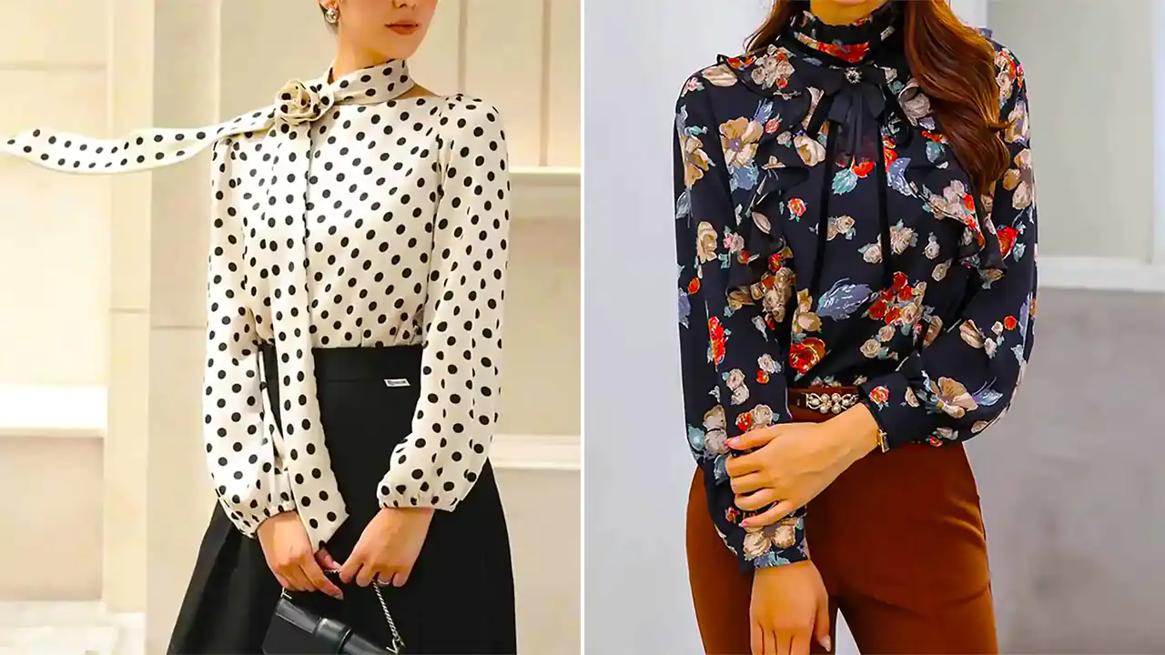 شومیز شیک کرپ حریر