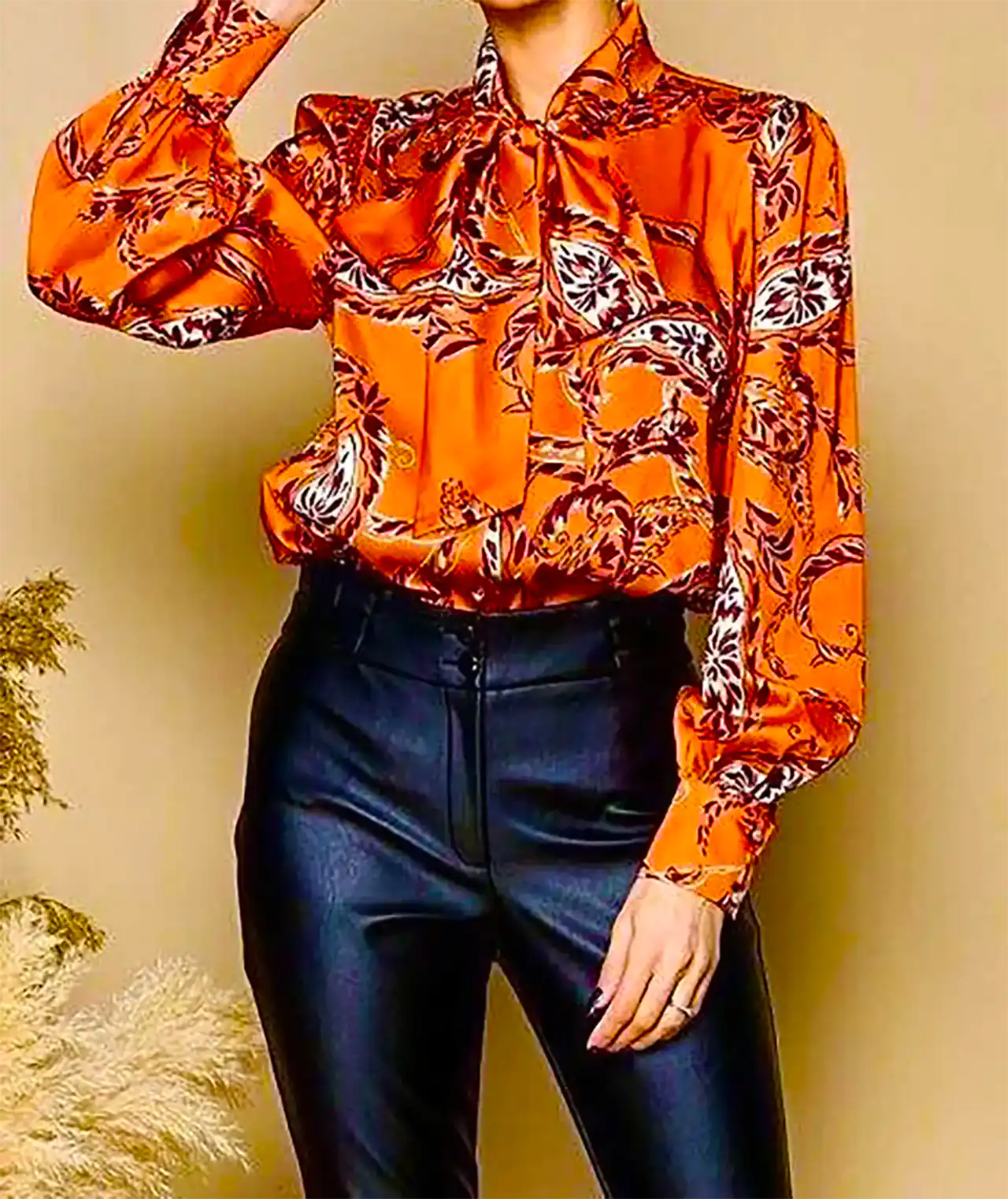 شومیز شیک کرپ حریر