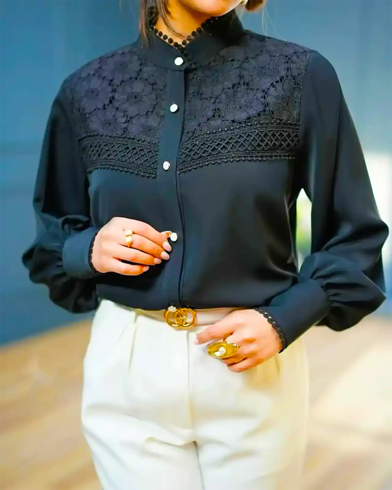 شومیز شیک کرپ حریر