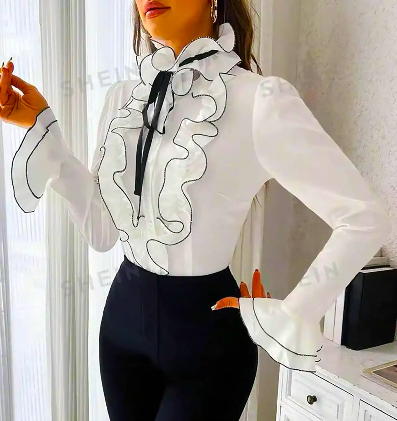 شومیز شیک کرپ حریر