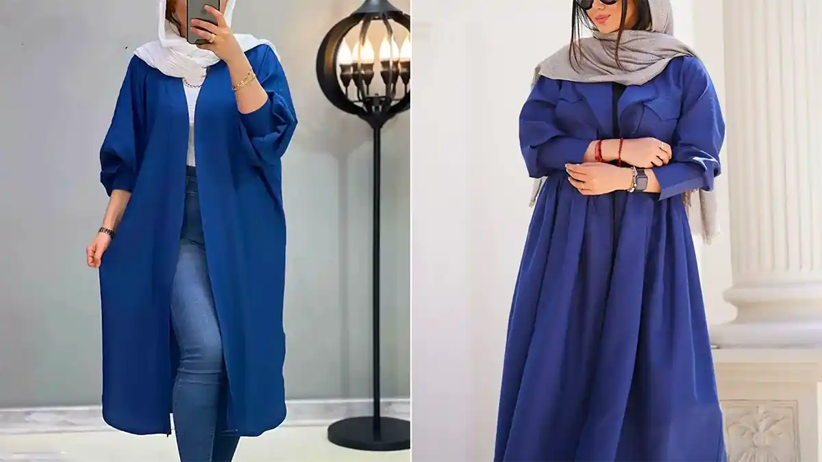 استایل خیابانی سورمه ای زنانه