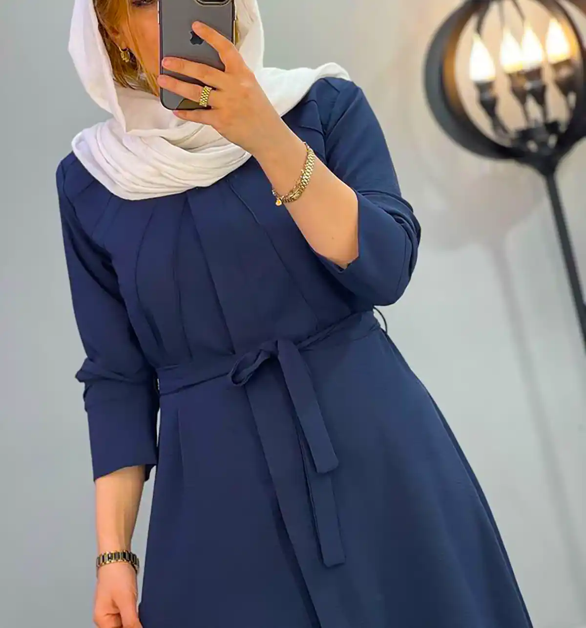 استایل خیابانی سورمه ای زنانه