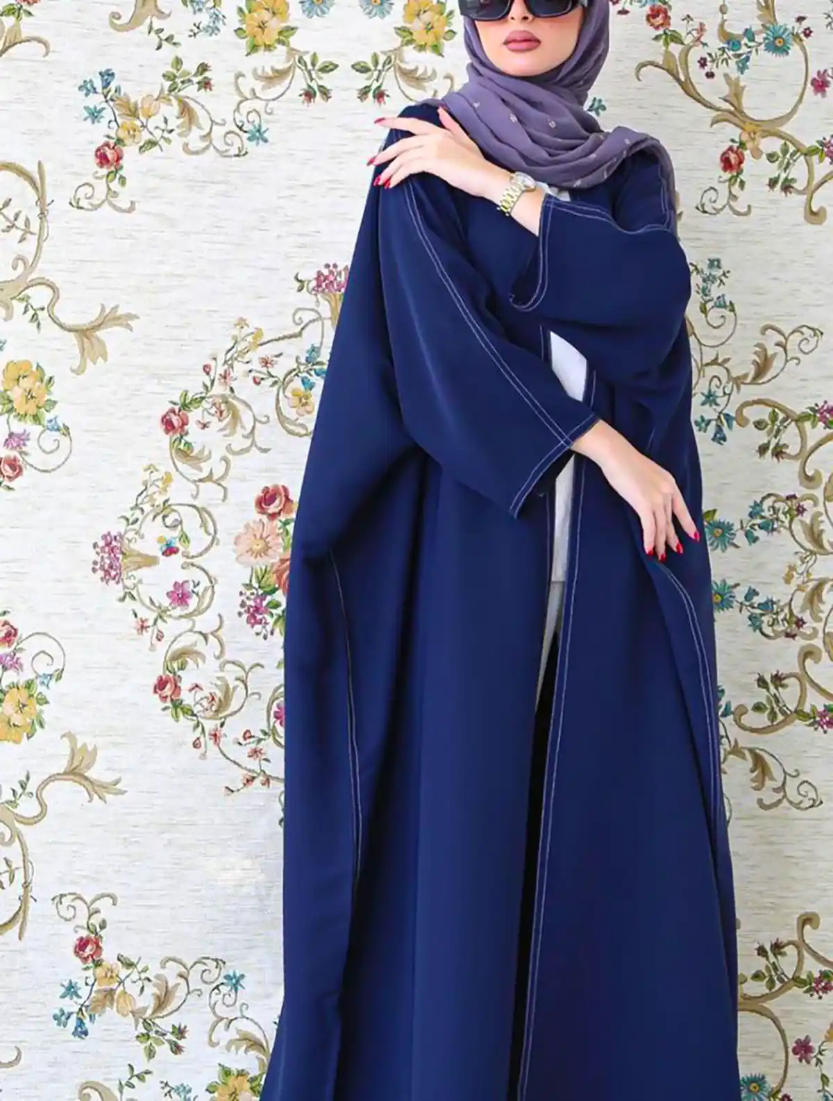 استایل خیابانی سورمه ای زنانه