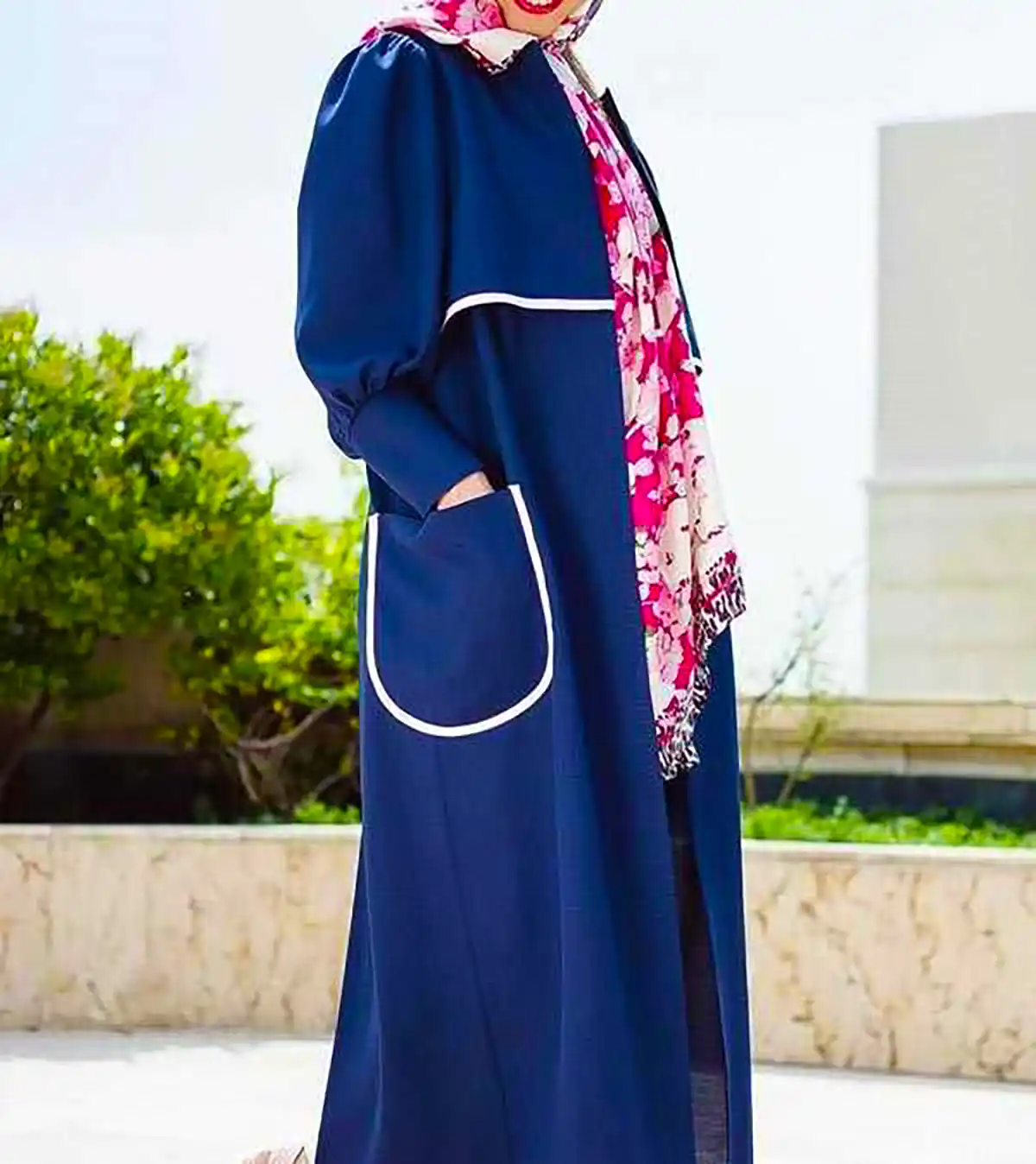 استایل خیابانی سورمه ای زنانه