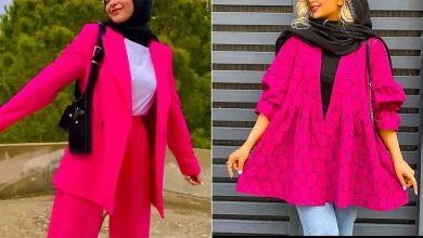 استایل سرخابی شیک زنانه