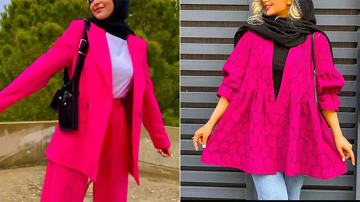 استایل سرخابی شیک زنانه