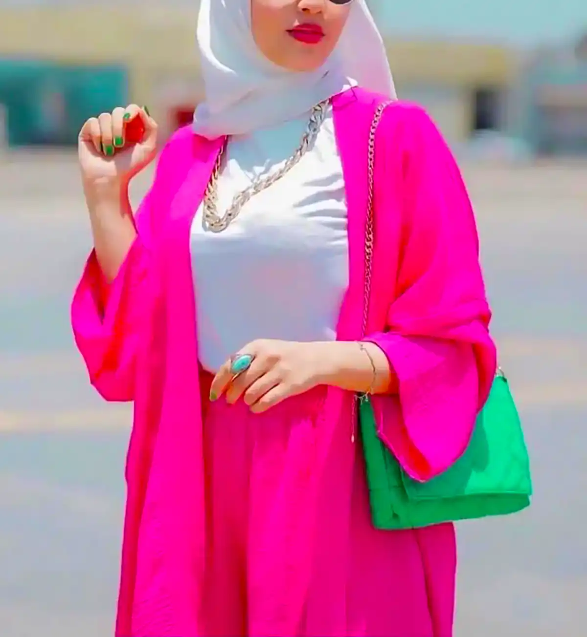 استایل سرخابی شیک زنانه