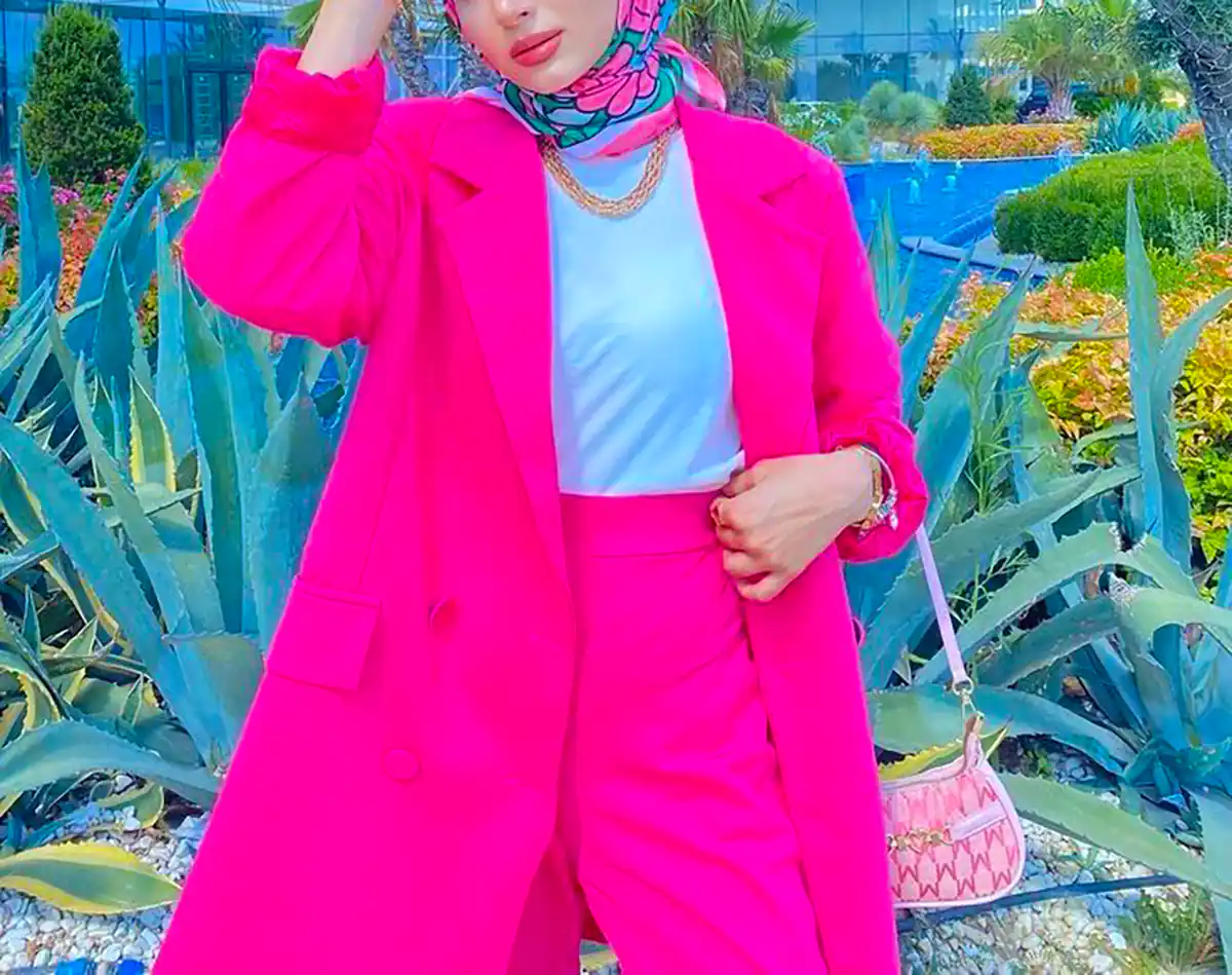 استایل سرخابی شیک زنانه