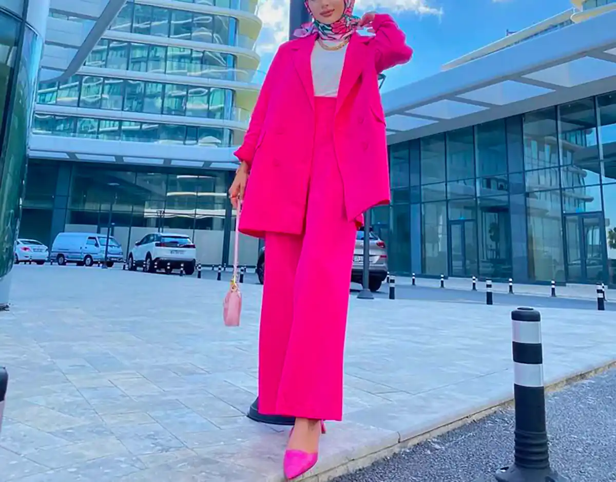 استایل سرخابی شیک زنانه