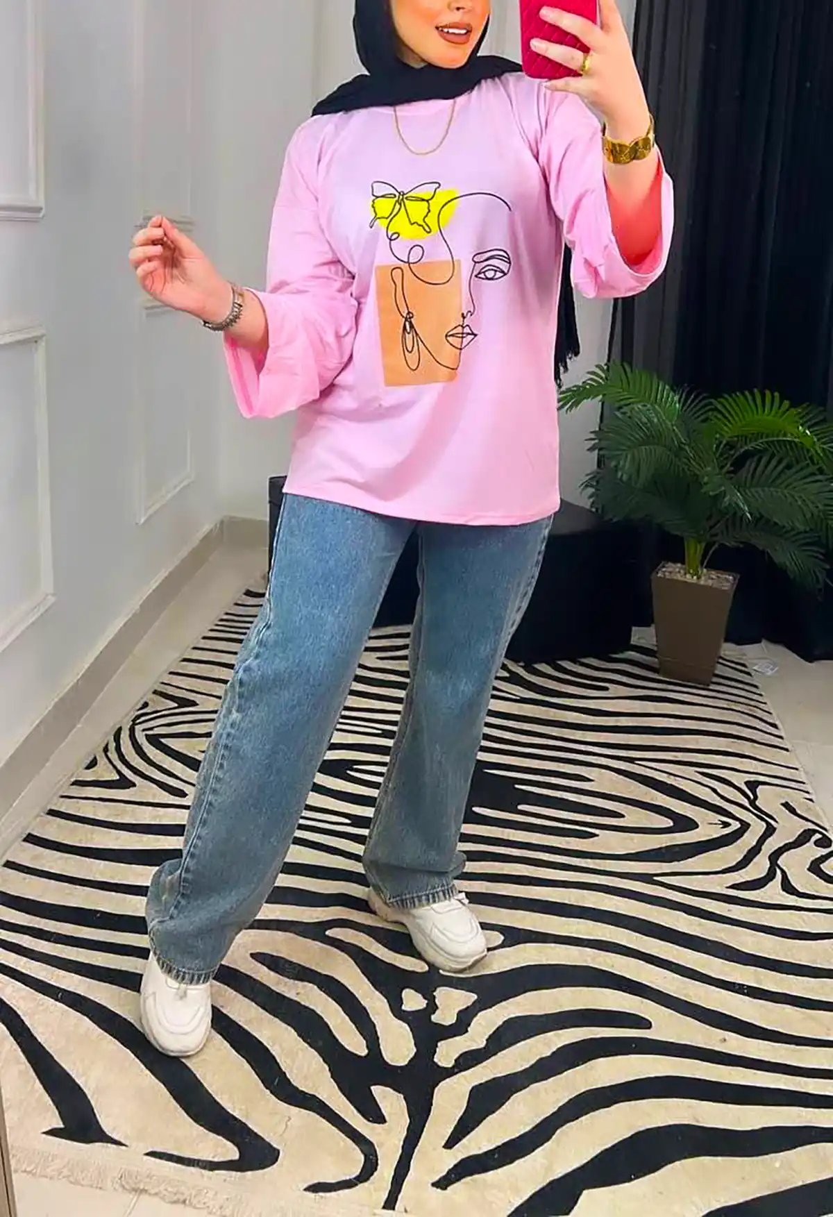 تیشرت لانگ دخترانه