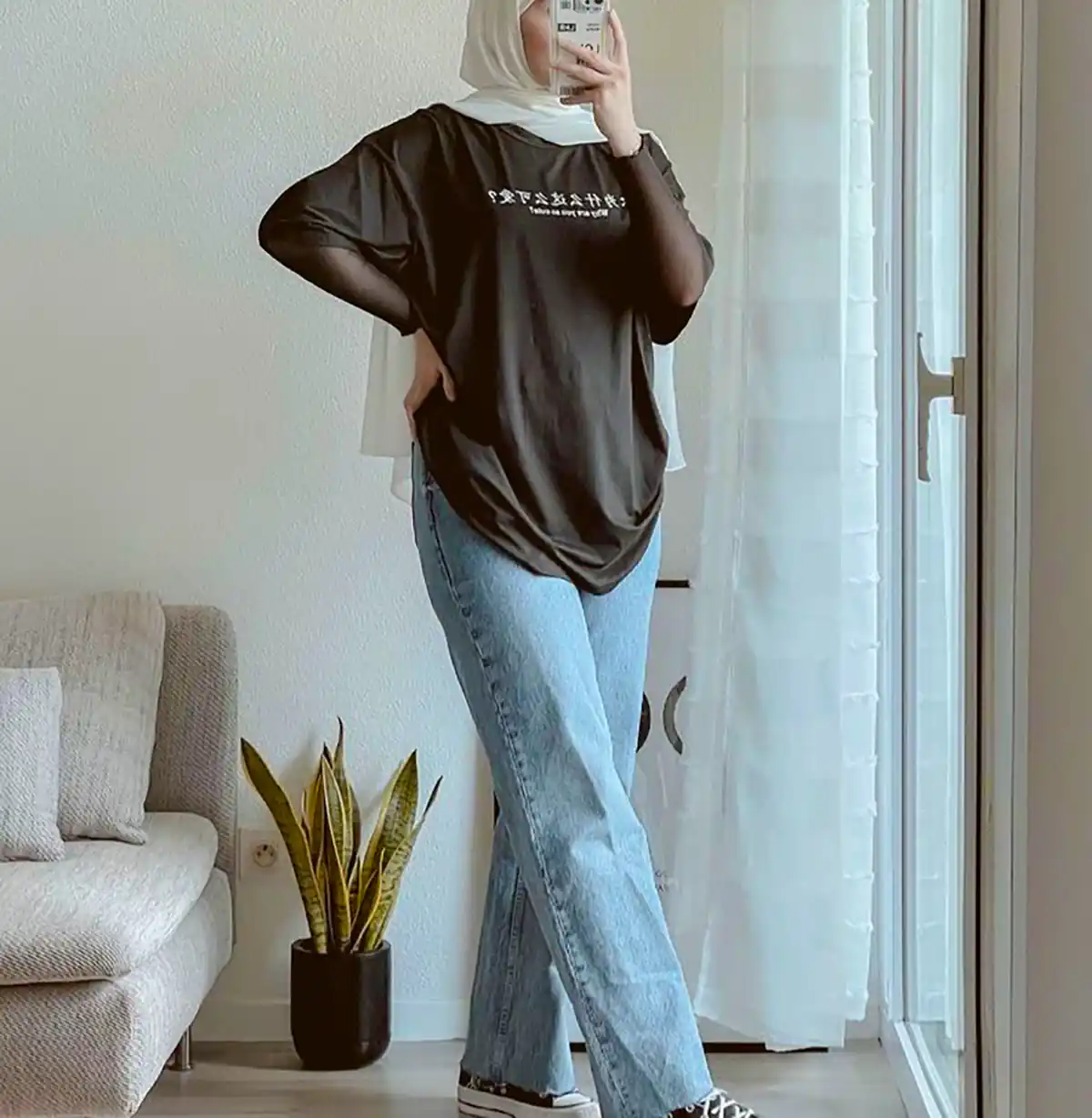 تیشرت لانگ دخترانه