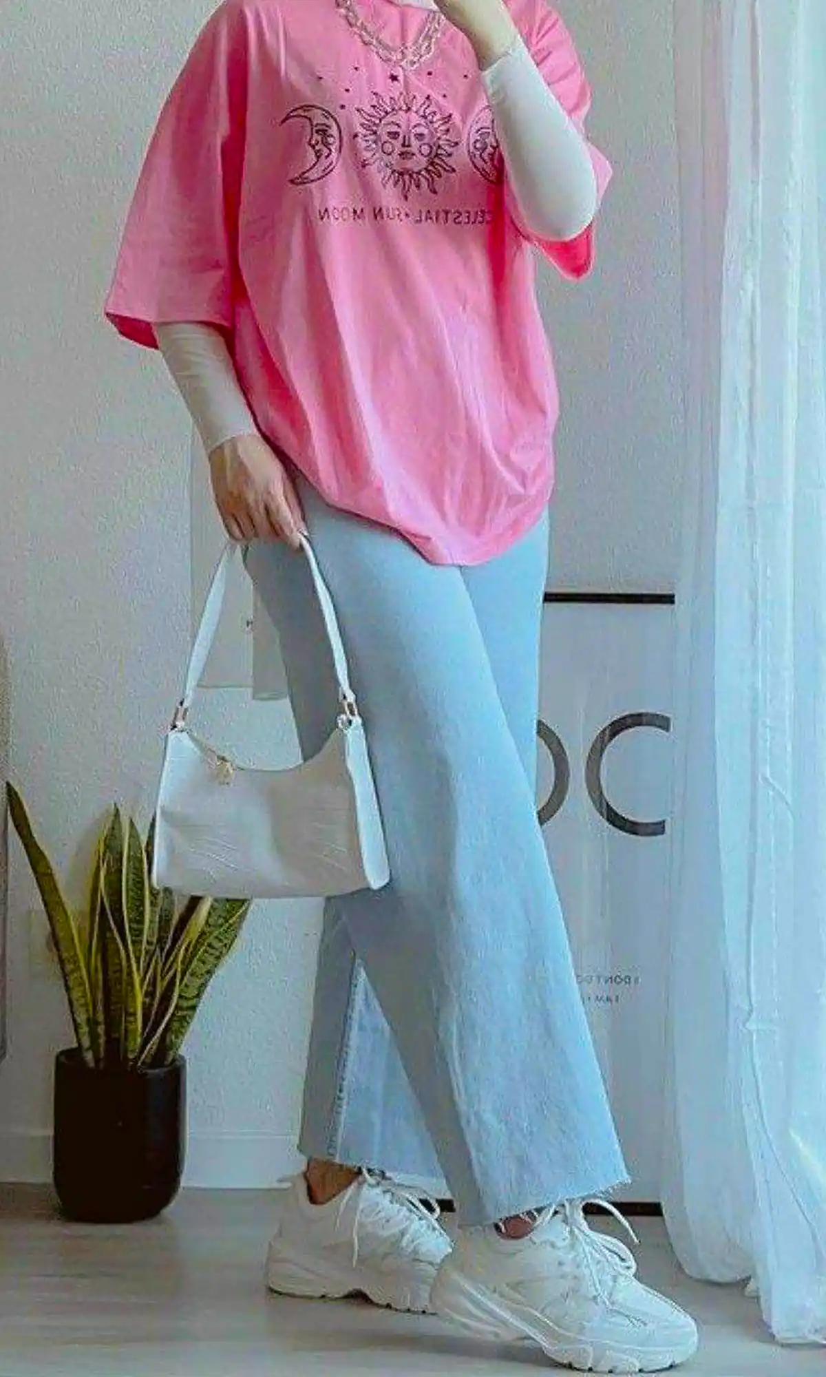 تیشرت لانگ دخترانه