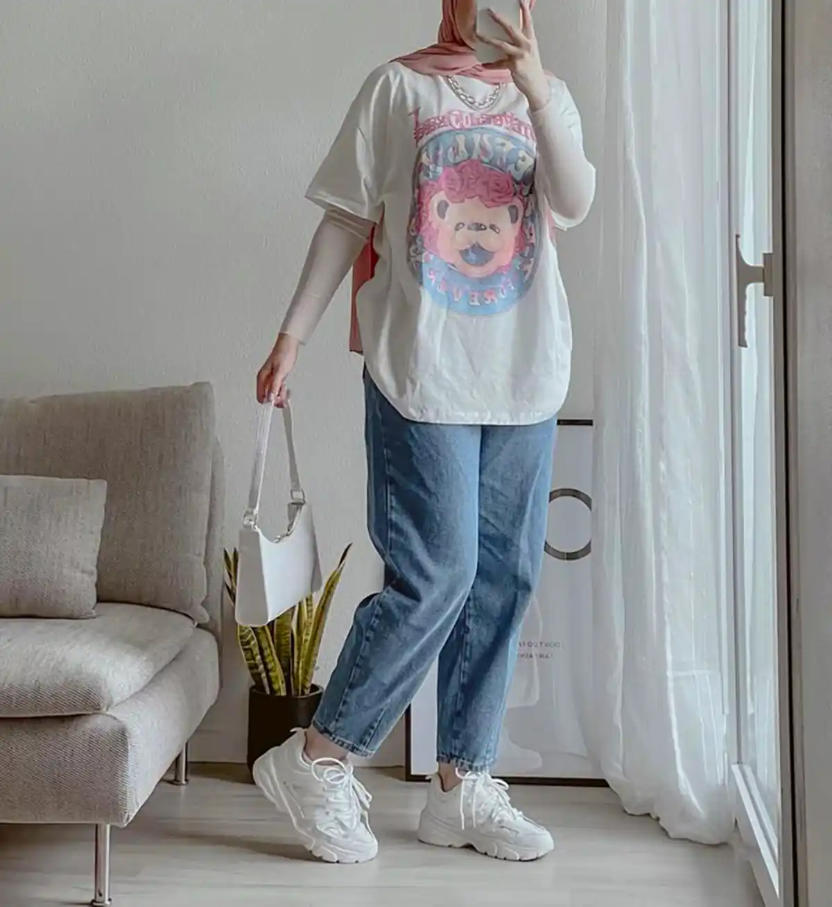 تیشرت لانگ دخترانه