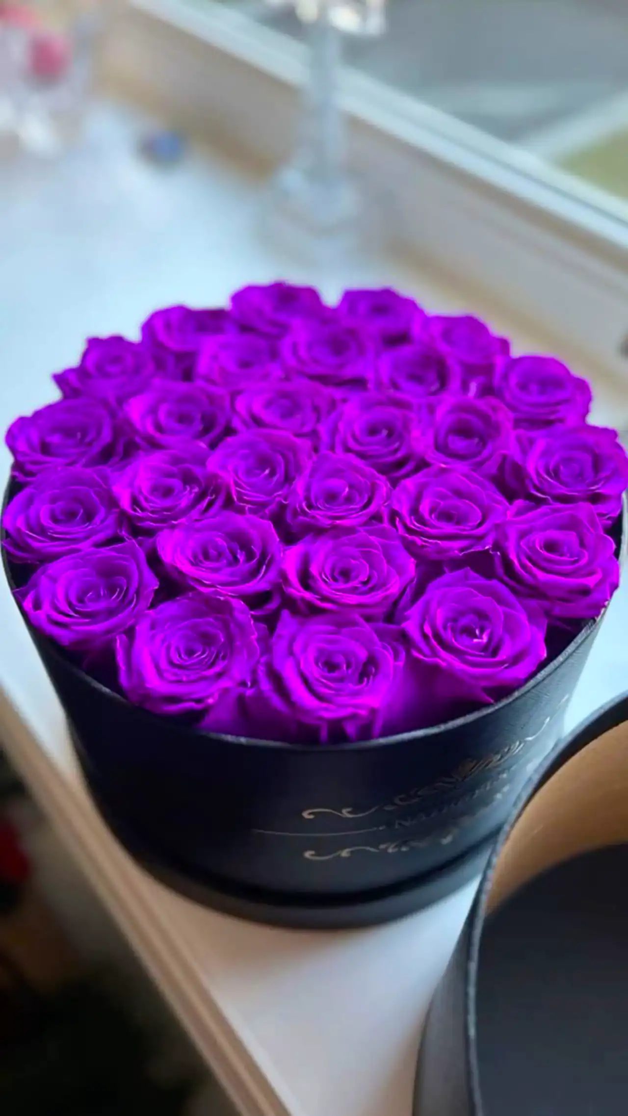 باکس گل بنفش خاص