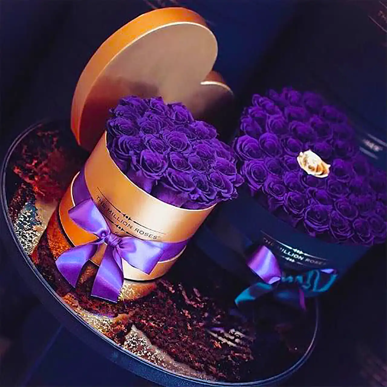 باکس گل بنفش خاص