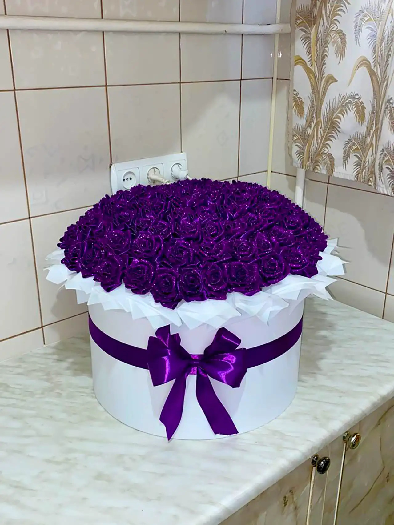 باکس گل بنفش خاص