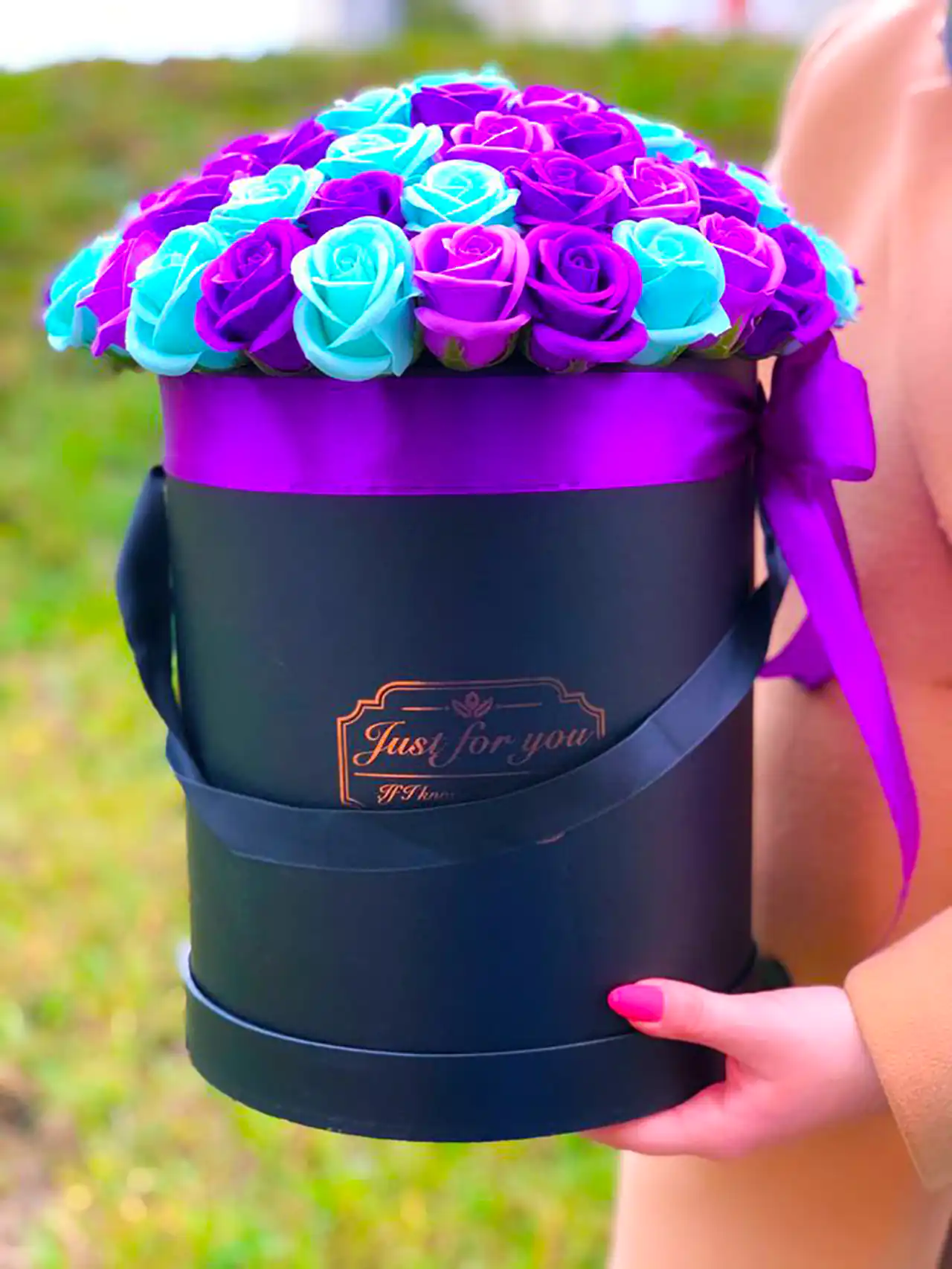 باکس گل بنفش خاص