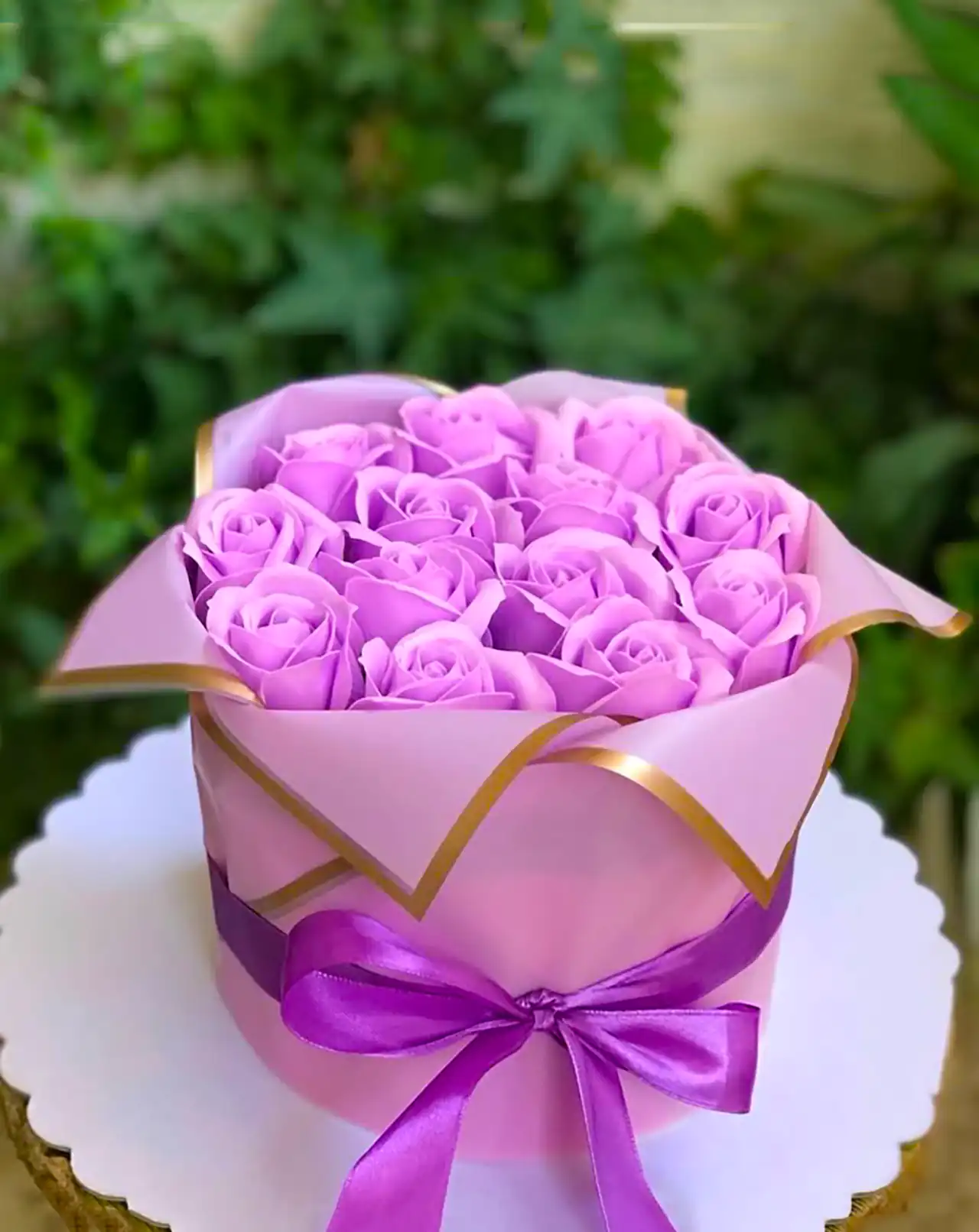 باکس گل بنفش خاص