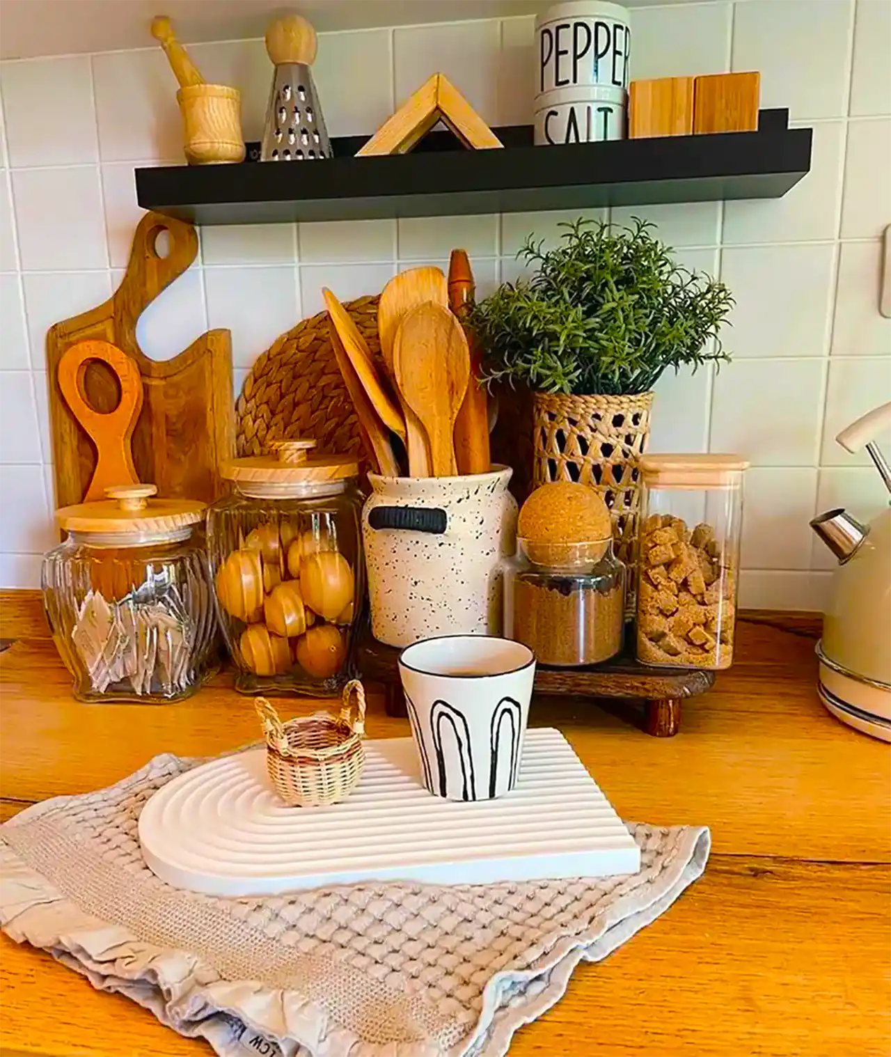 چیدمان کنار گاز