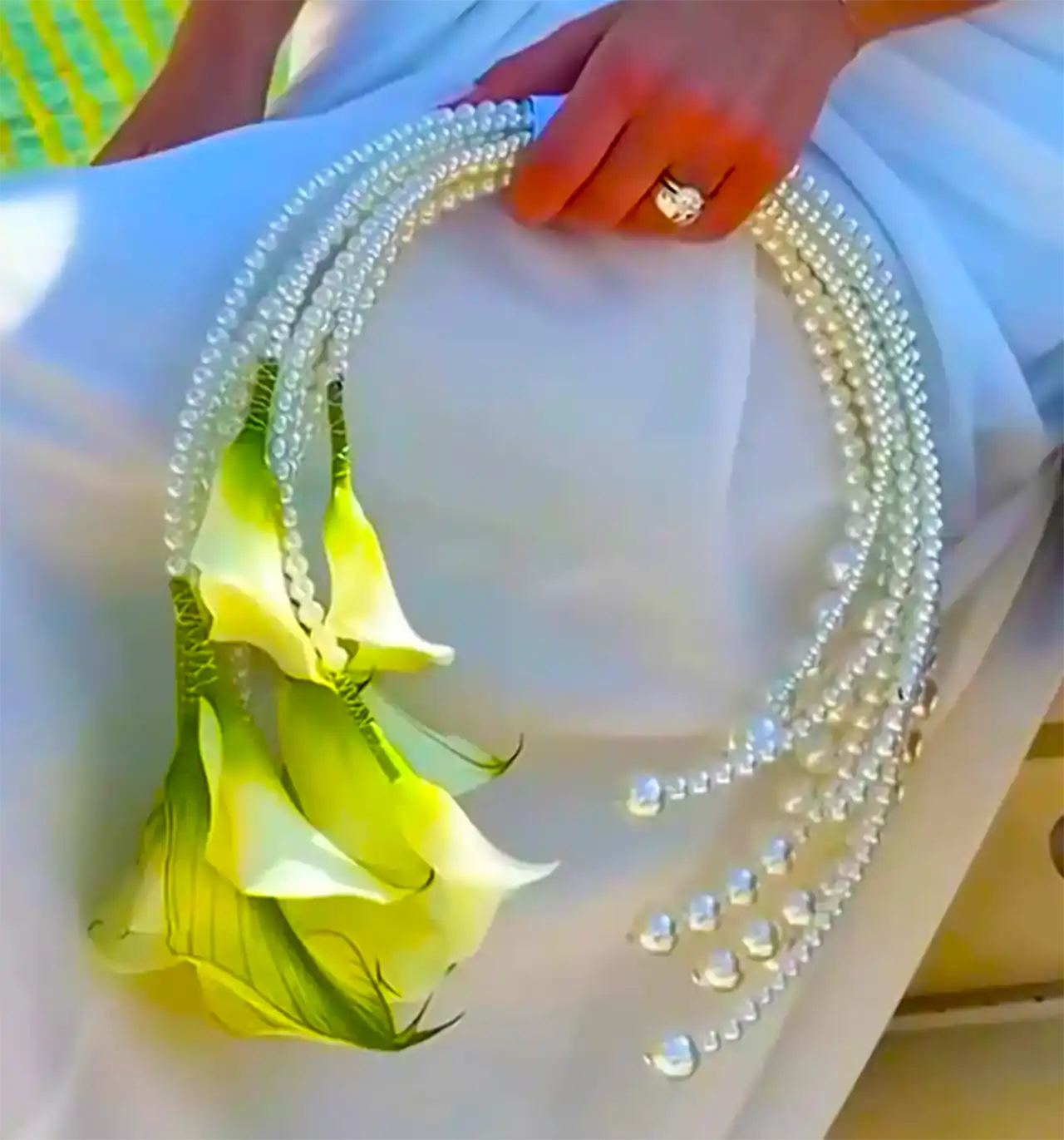 دسته گل عصایی عروس