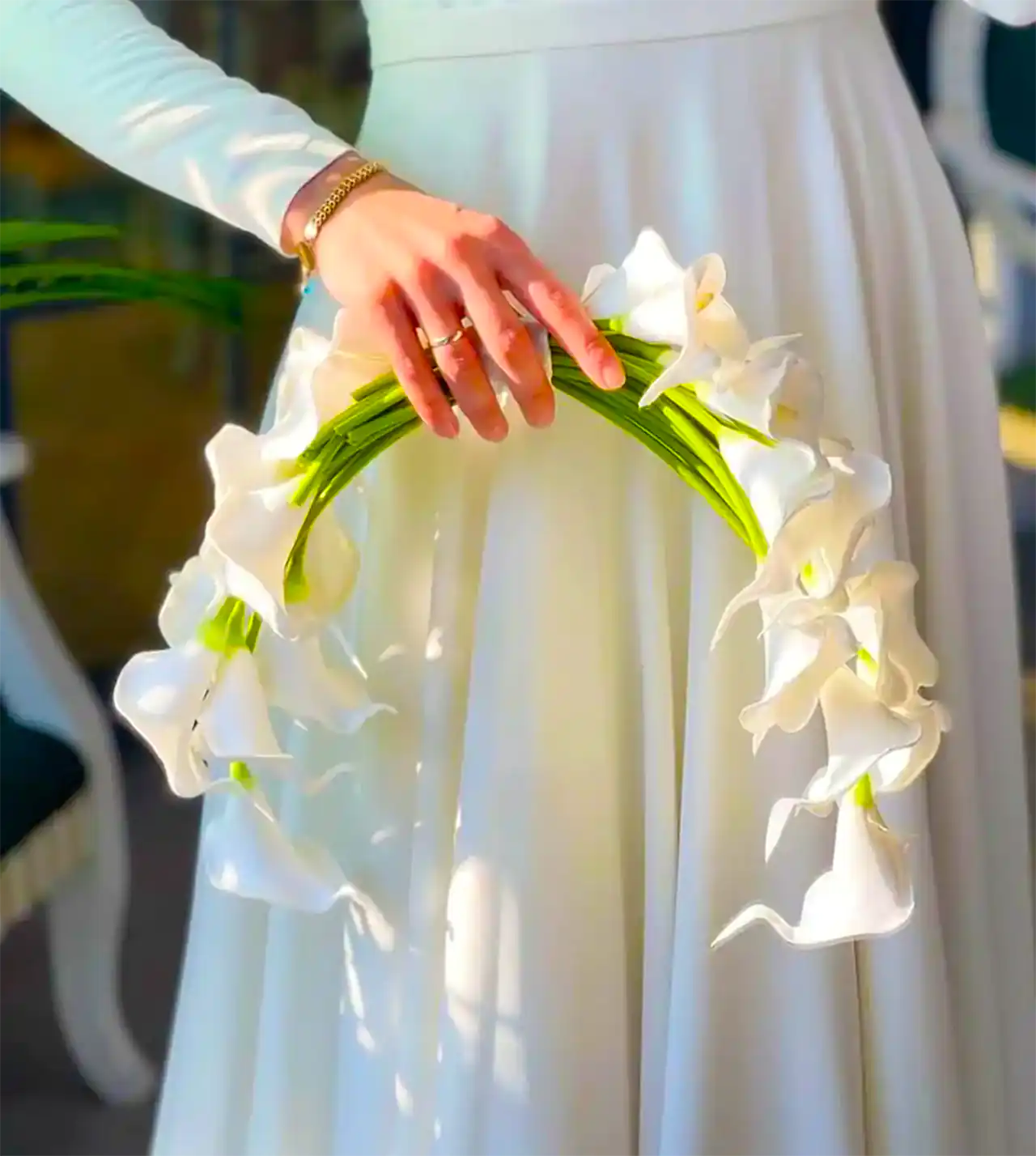 دسته گل عصایی عروس