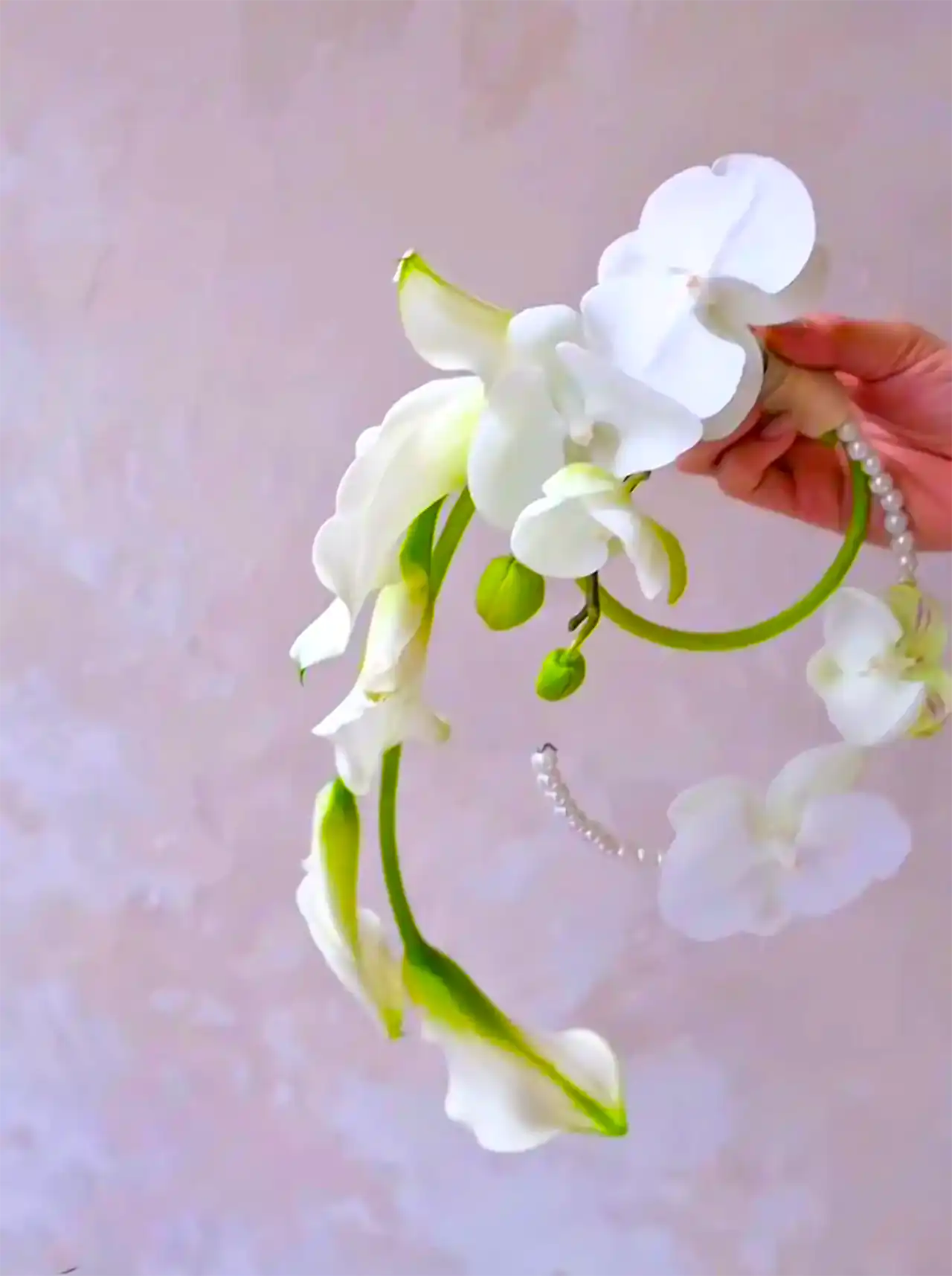 دسته گل عصایی عروس