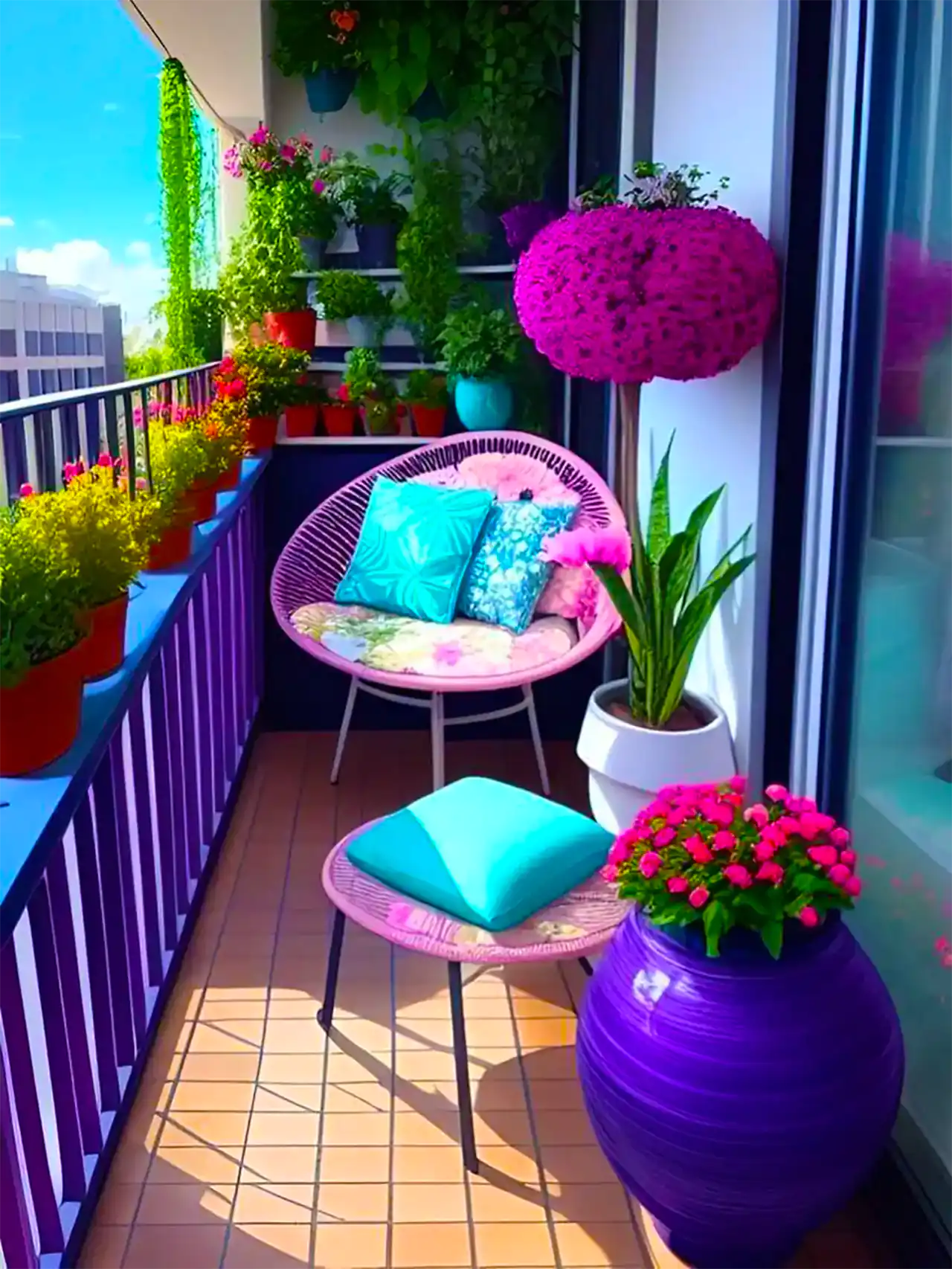 دکور تراس شیک