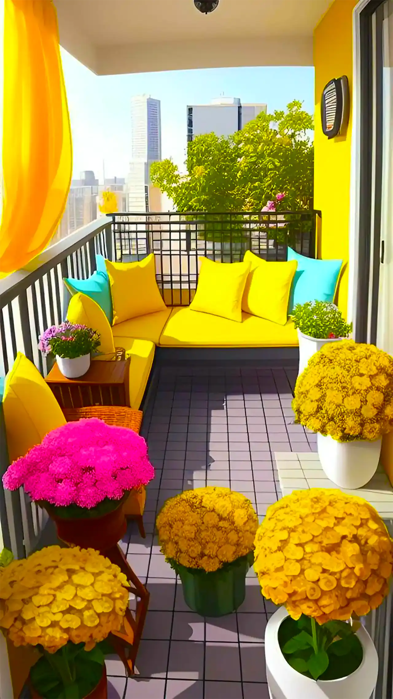 دکور تراس شیک