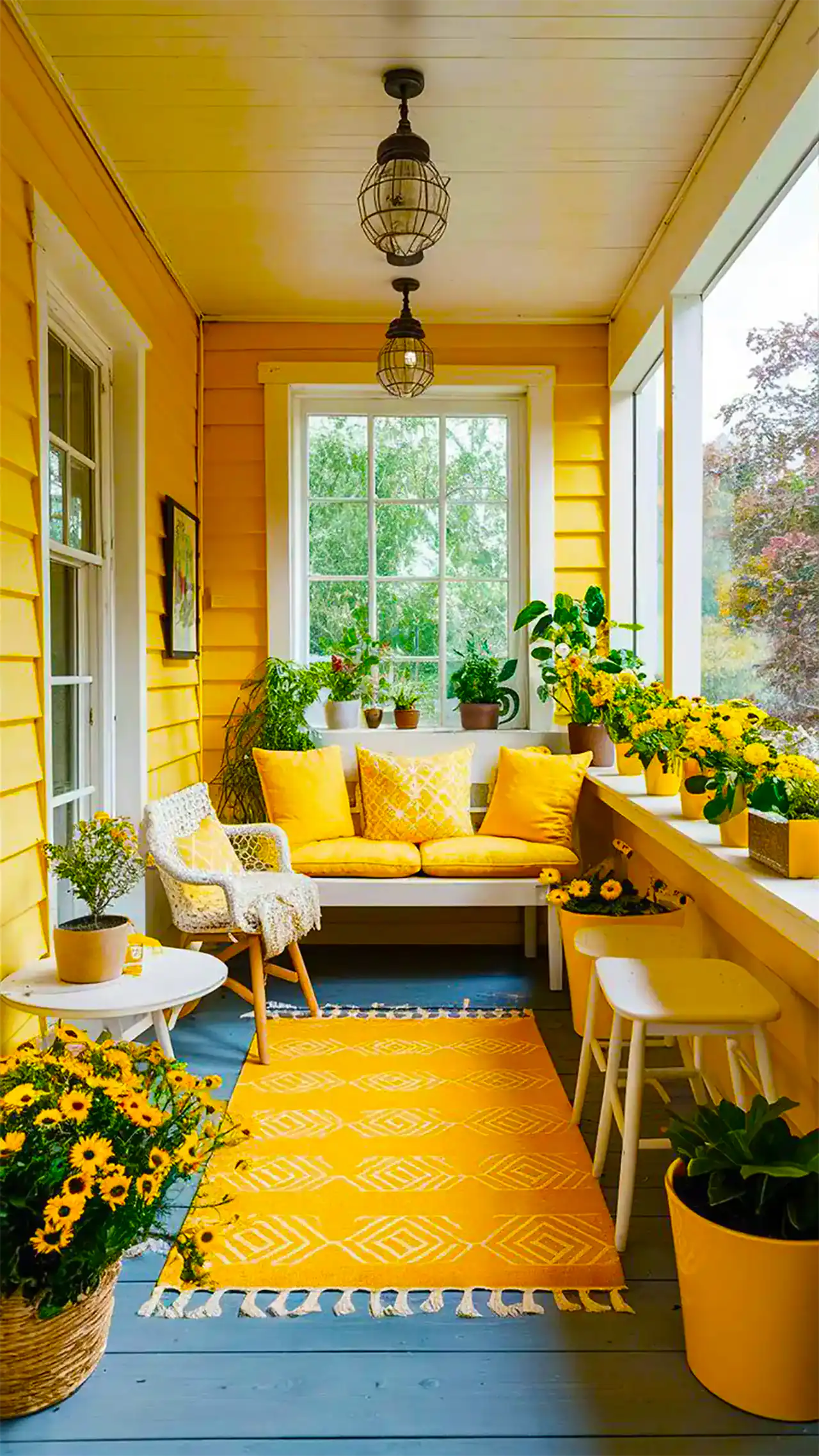 دکور تراس شیک