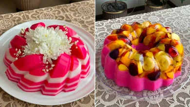 دسر ژله ای مجلسی