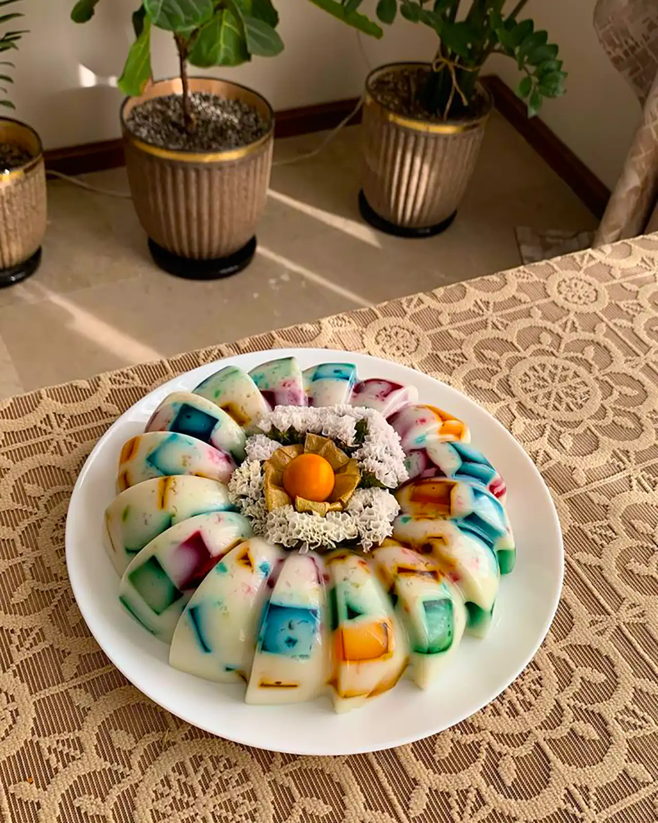 دسر ژله ای مجلسی