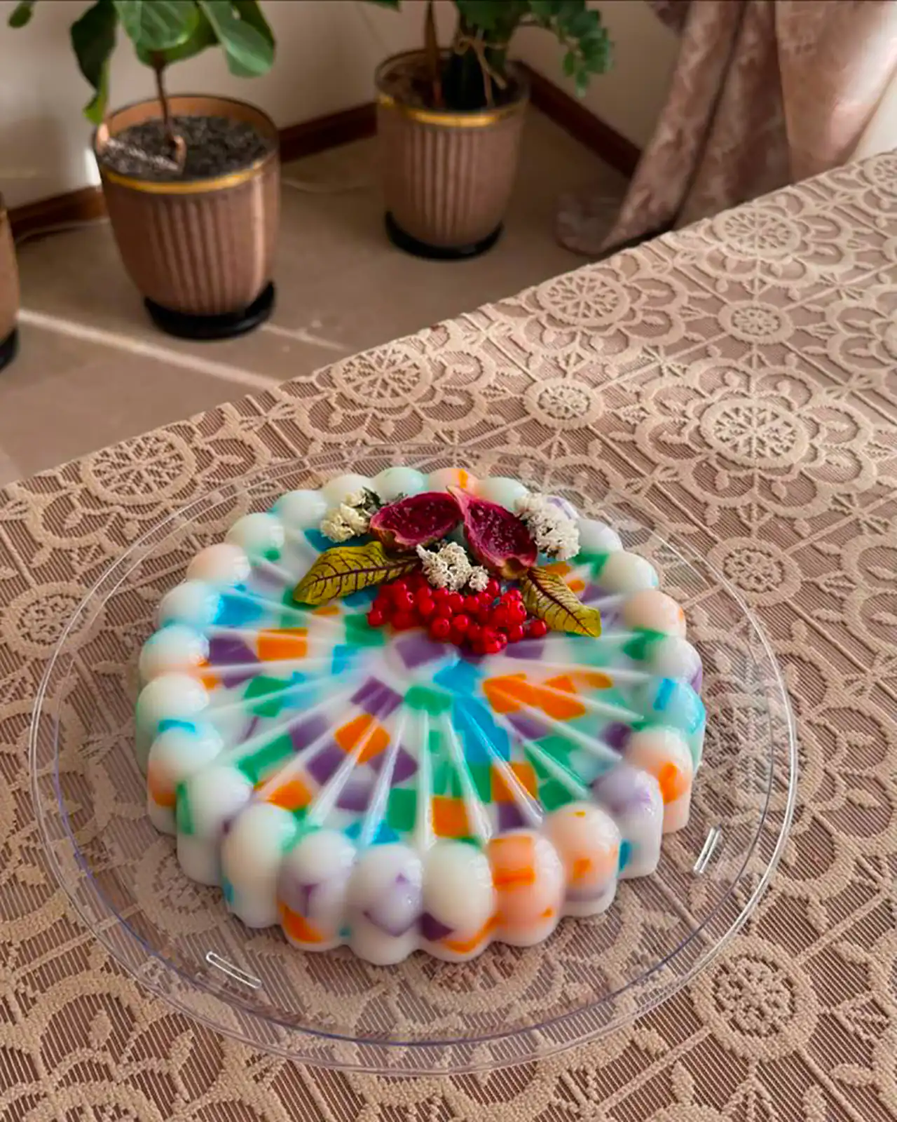 دسر ژله ای مجلسی