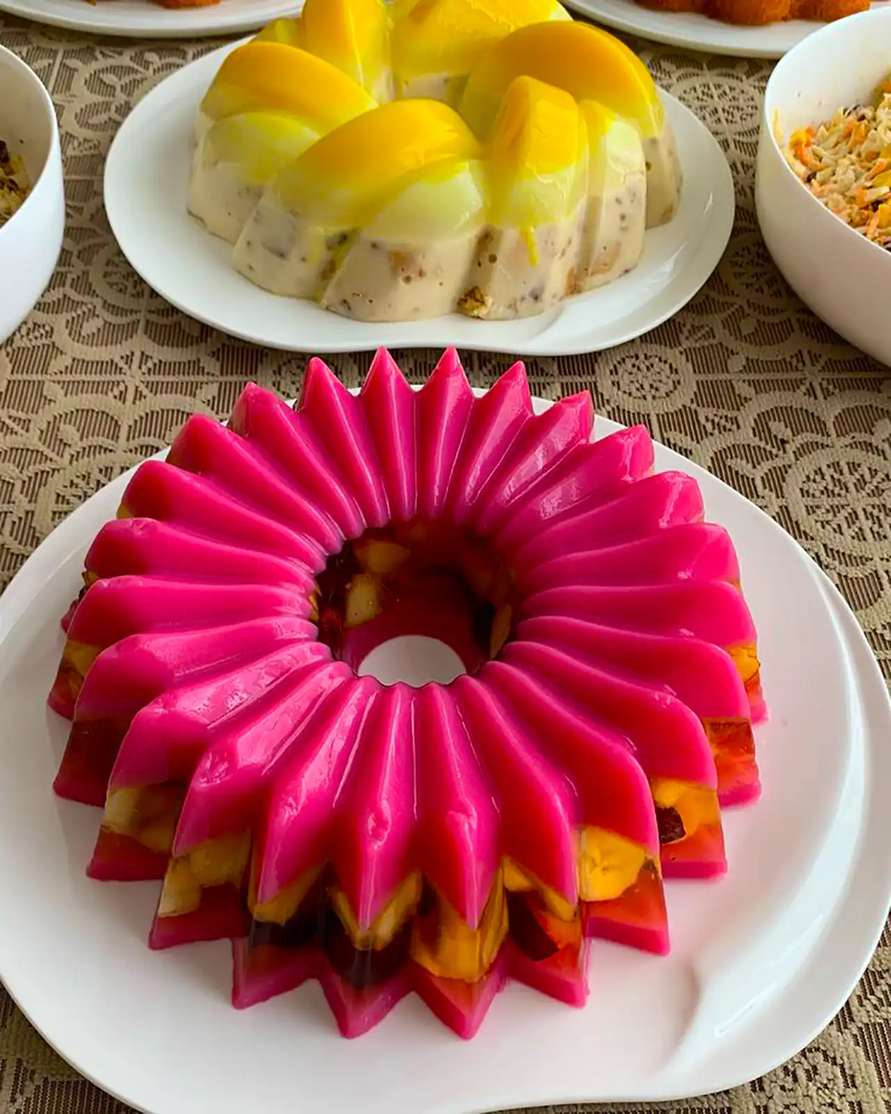 دسر ژله ای مجلسی