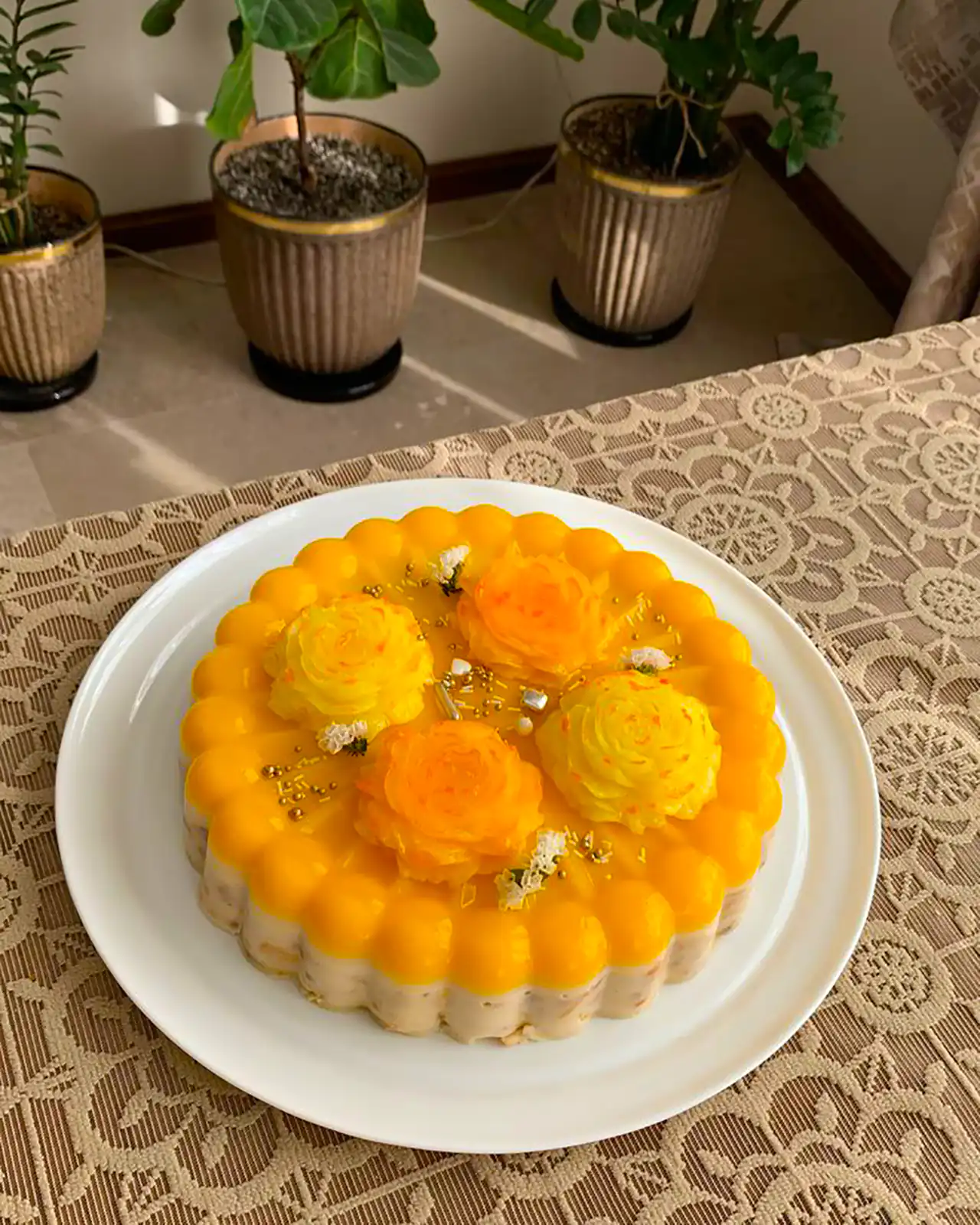 دسر ژله ای مجلسی