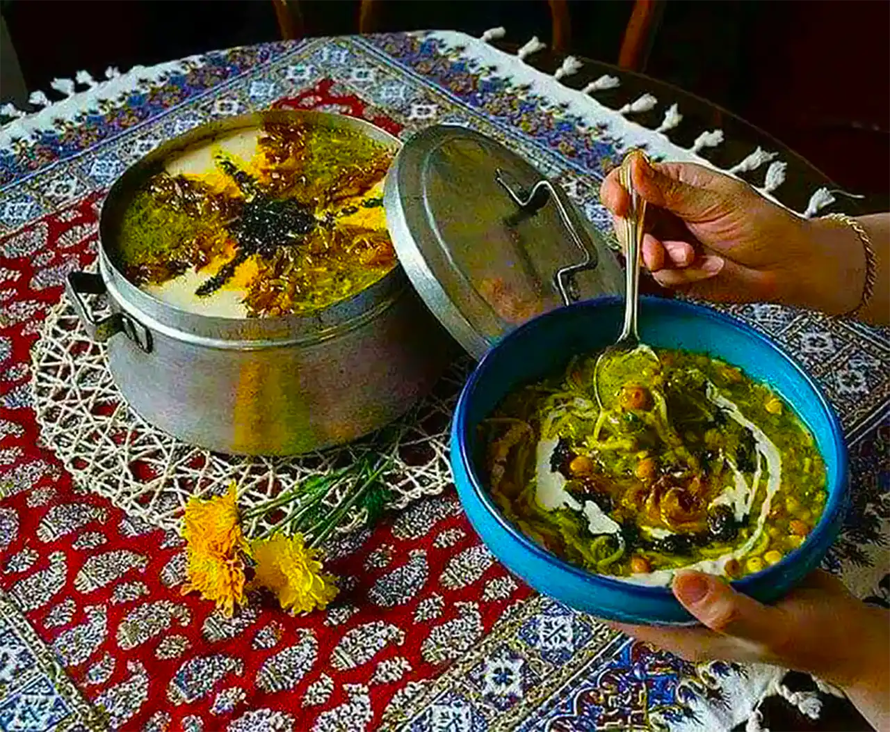 دیزاین آش رشته شیک