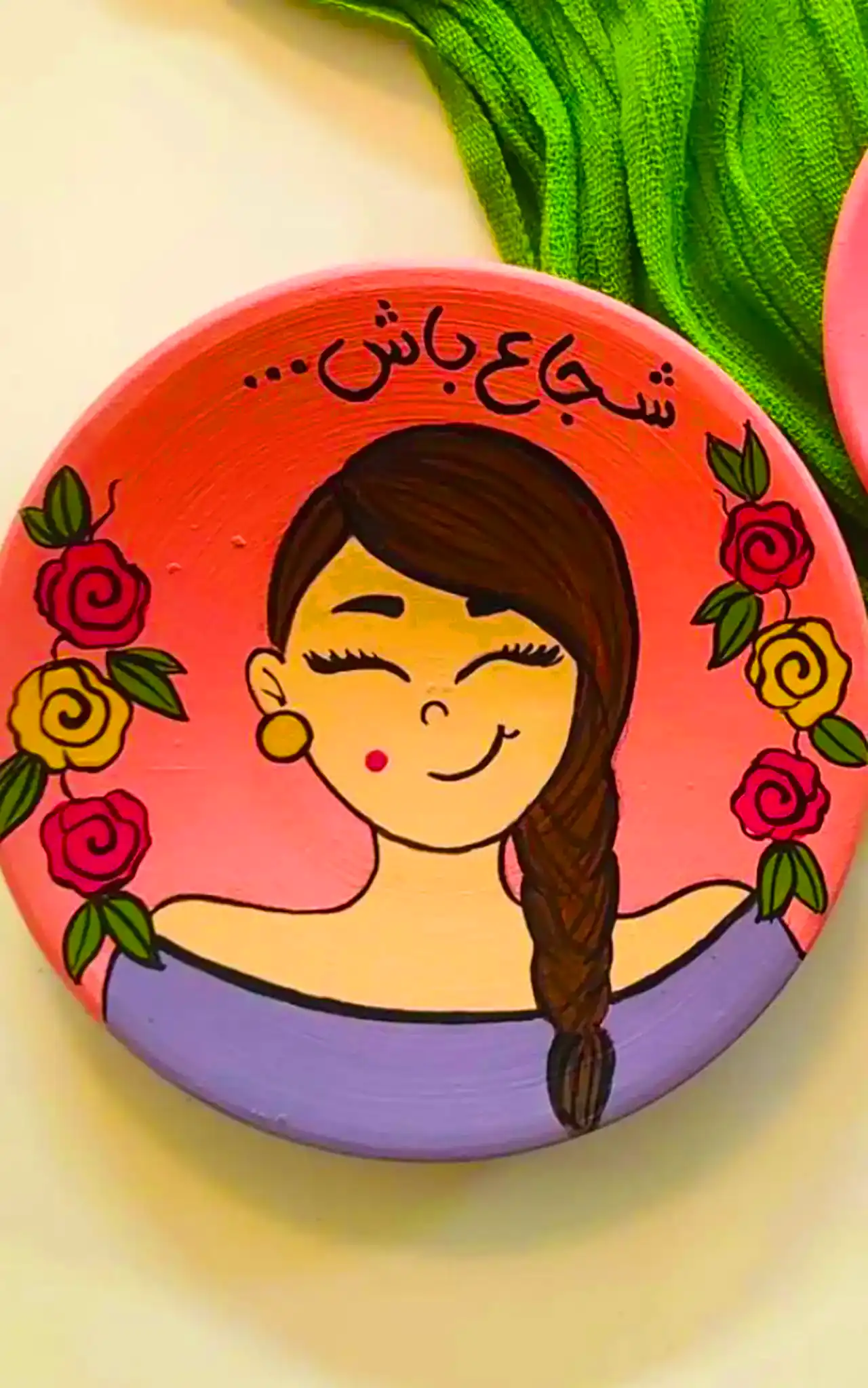 دیوارکوب بشقابی فانتزی