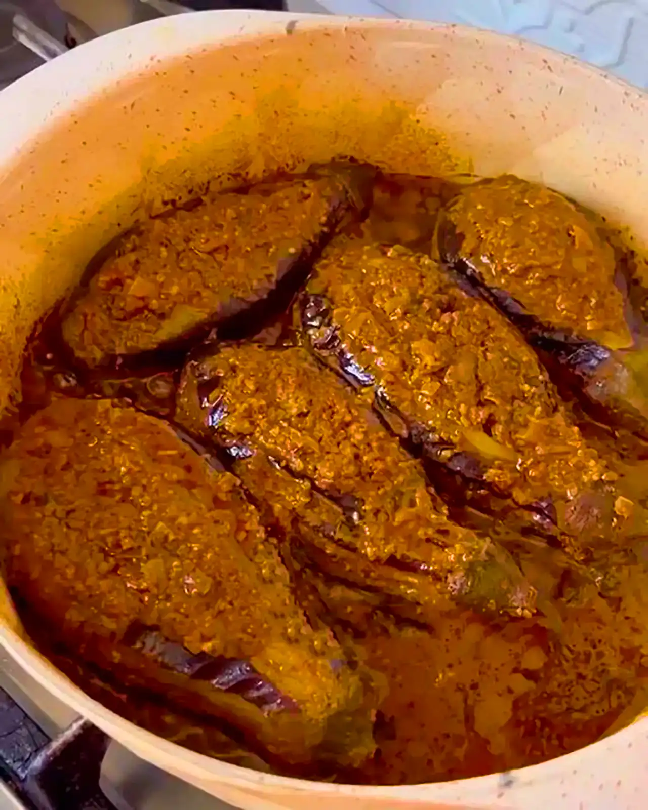 دیزاین بادمجان شکم پر