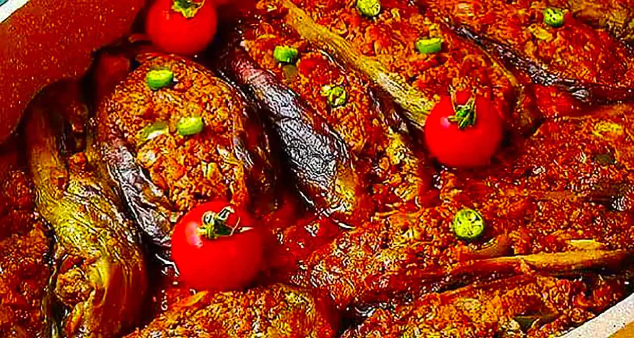 دیزاین بادمجان شکم پر