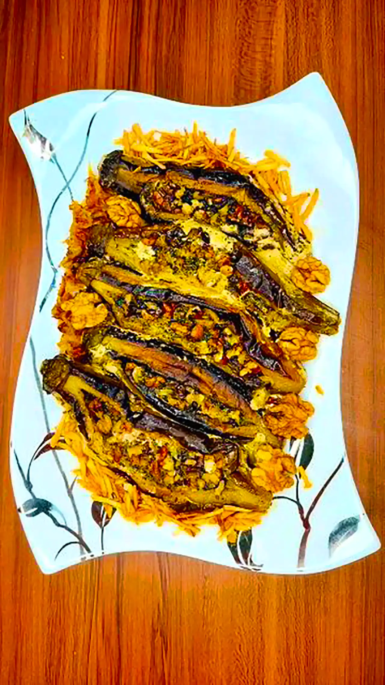 دیزاین بادمجان شکم پر