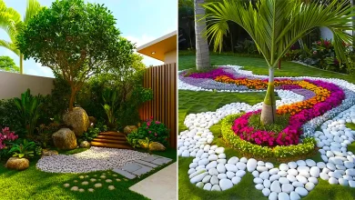 دیزاین حیاط ویلا