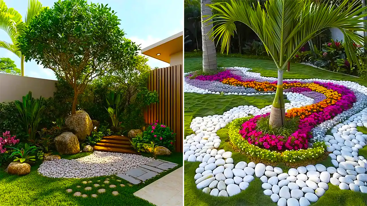 دیزاین حیاط ویلا