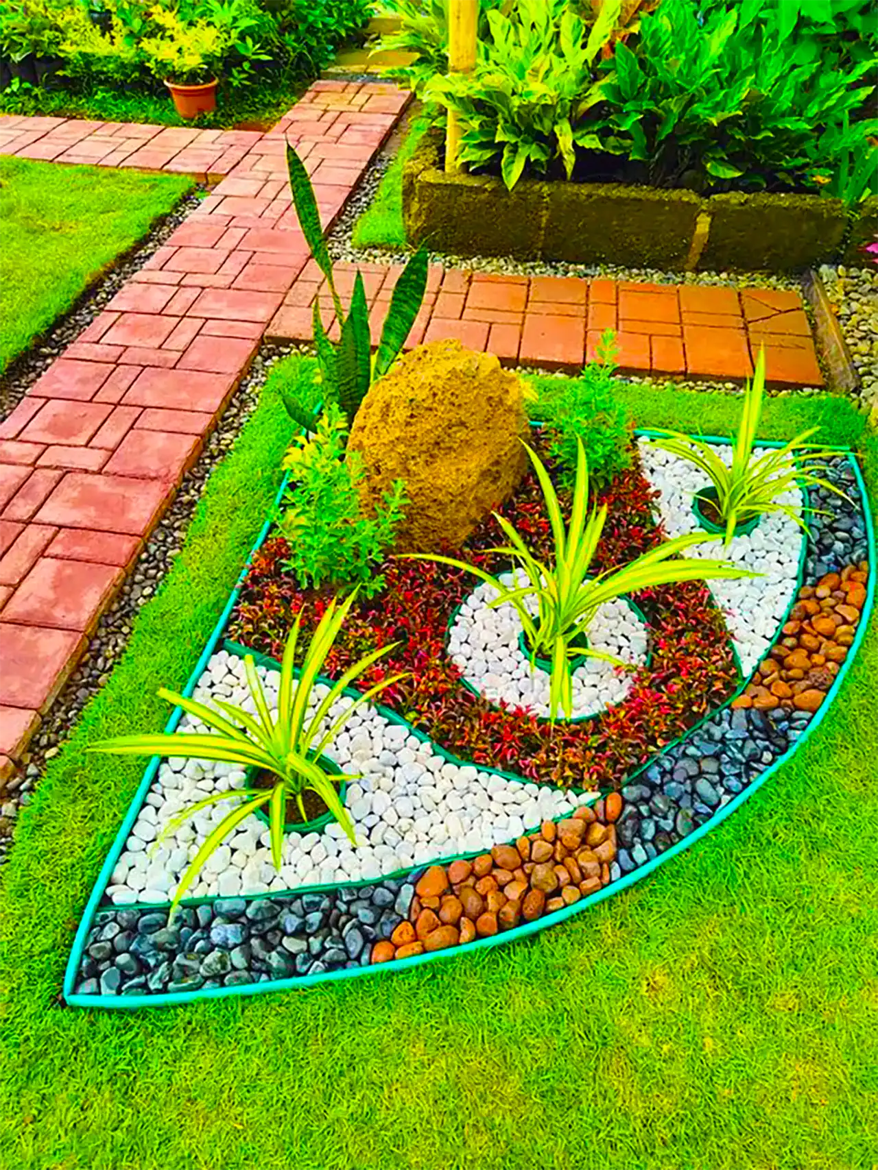 دیزاین حیاط ویلا