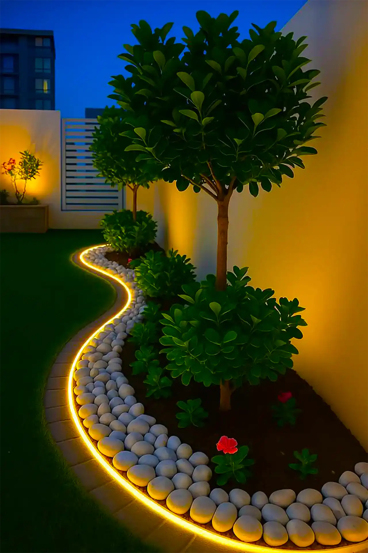 دیزاین حیاط ویلا