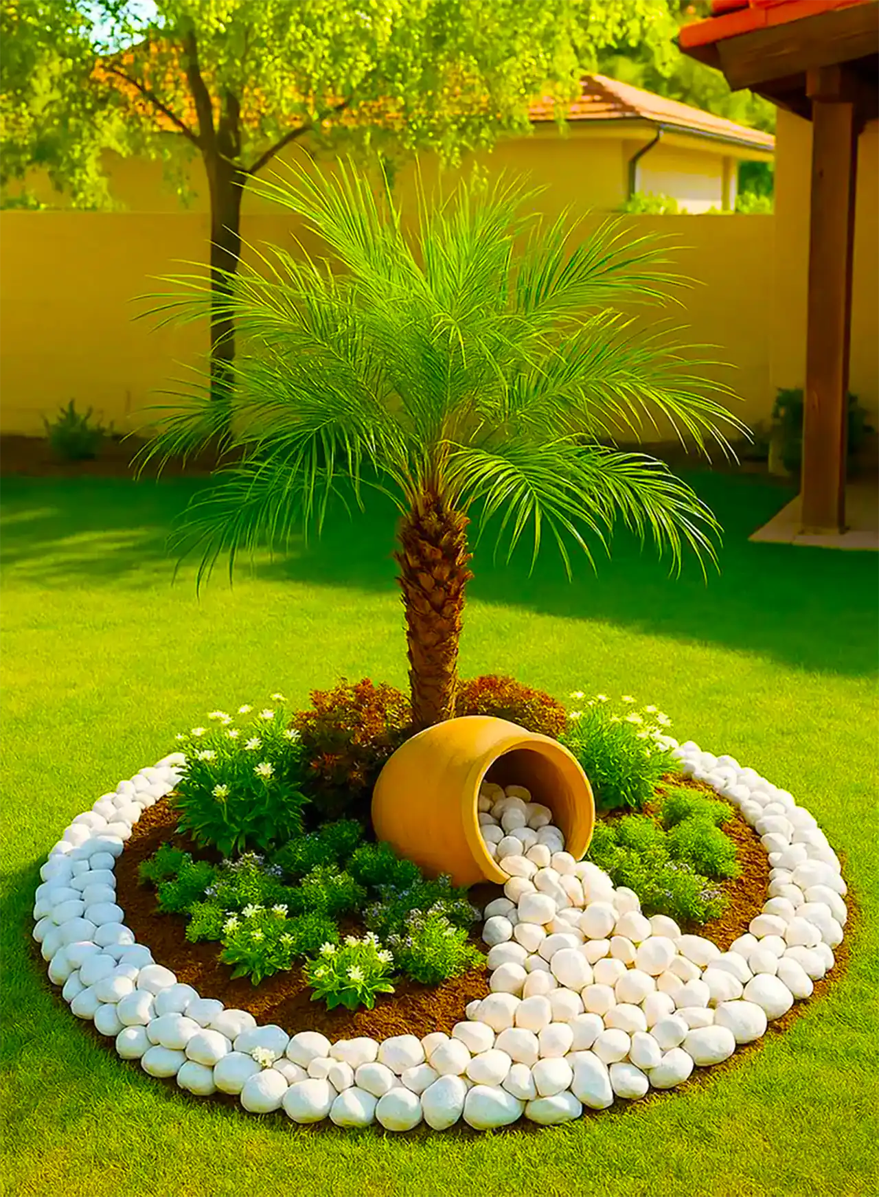 دیزاین حیاط ویلا