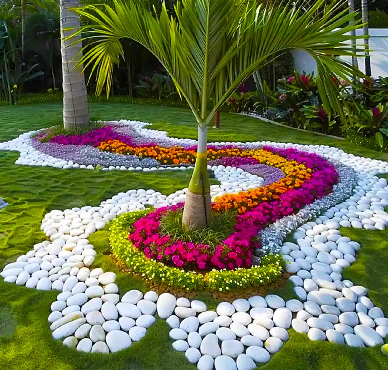 دیزاین حیاط ویلا