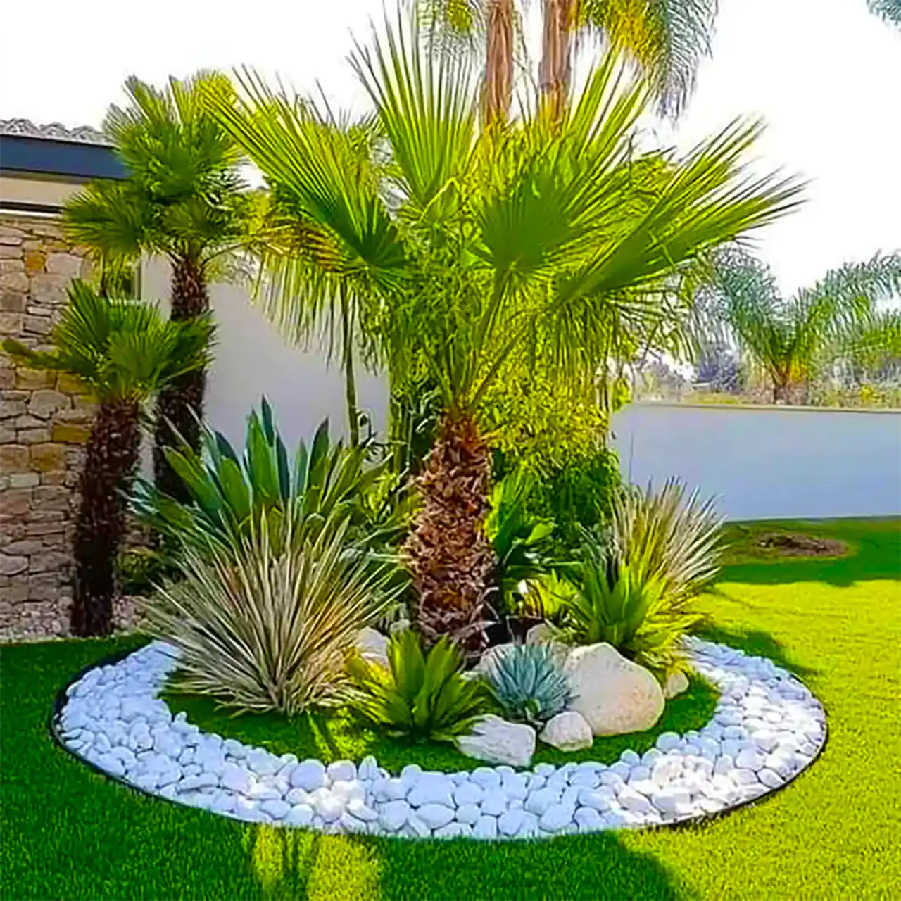 دیزاین حیاط ویلا