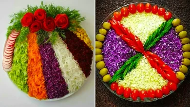 دیزاین سالاد کاهو