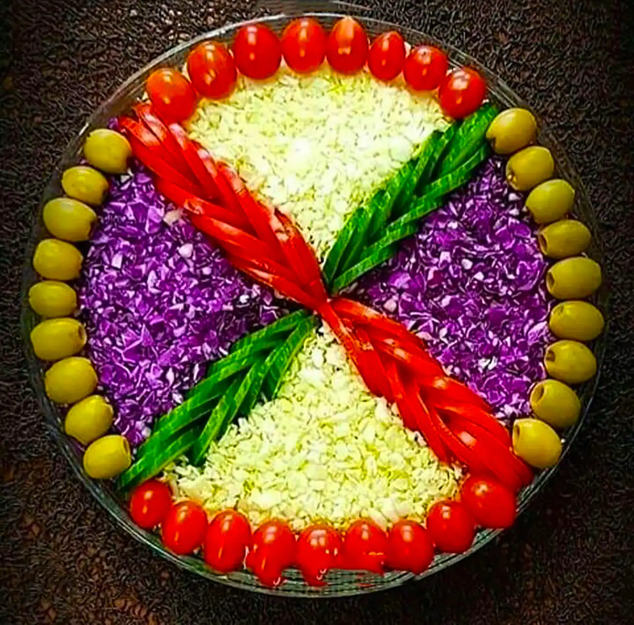 دیزاین سالاد کاهو