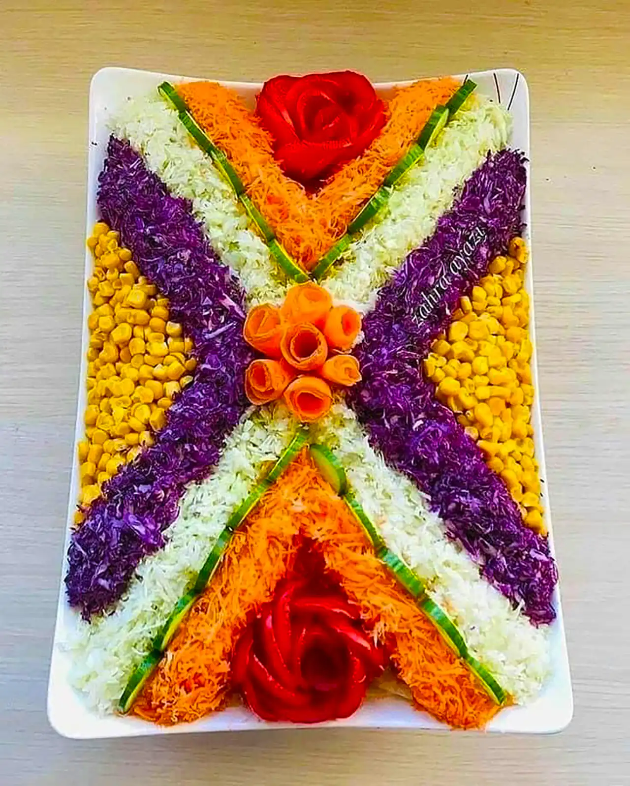 دیزاین سالاد کاهو